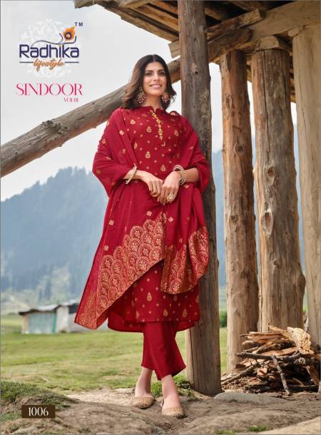 Sindoor Vol 1 By Radhika Hand Work Readymade Suits Catalog